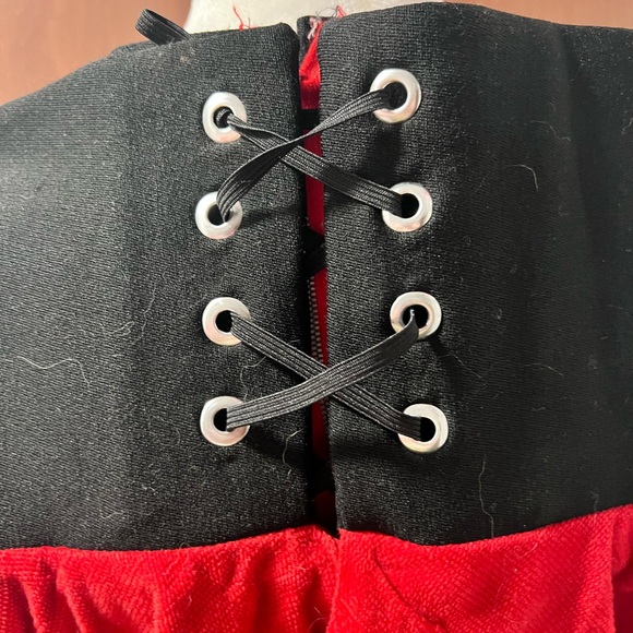 VINTAGE 1970’s Handmade Corduroy Corset Skirt - Picture 2 of 4